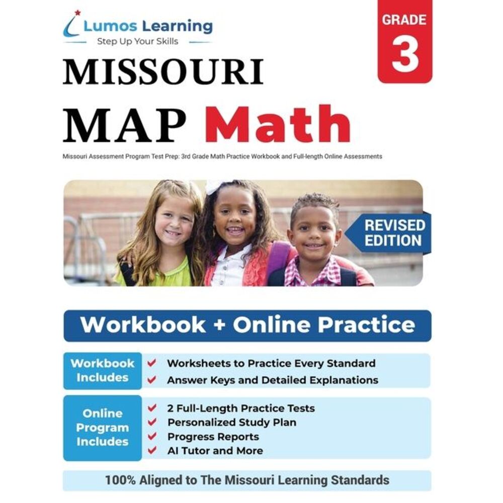 Missouri Assessment Program Test Prep: 3rd Grade Math Practice Workbook and Full